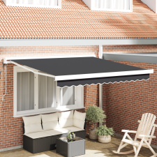 vidaXL Automatikus Behúzható Napernyő Antracit 300x250 cm kerti bútor
