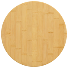 vidaXL bambusz asztallap Ø50 x 2,5 cm bútor