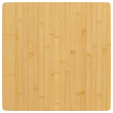 vidaXL bambusz asztallap 50 x 50 x 4 cm bútor