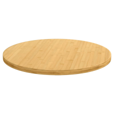 vidaXL bambusz asztallap Ø80 x 2,5 cm (352683) bútor