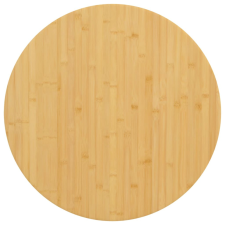 vidaXL bambusz asztallap Ø90 x 1,5 cm bútor
