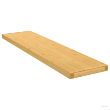 vidaXL Bambusz fali polc 80x20x2,5 cm bútor