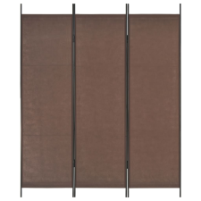 vidaXL barna 3 paneles paraván 150 x 180 cm bútor