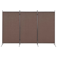 vidaXL barna 3 paneles paraván 260 x 180 cm bútor