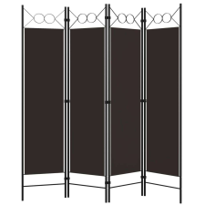 vidaXL Barna 4 paneles paraván 160 x 180 cm bútor