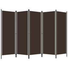 vidaXL Barna 5 paneles paraván 250 x 180 cm bútor