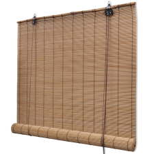 vidaXL barna bambuszroló 140 x 220 cm redőny
