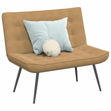 vidaXL barna bársonypad 110 x 74 x 84 cm bútor