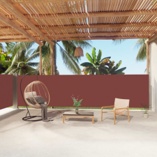 vidaXL barna behúzható oldalsó napellenző 160 x 1000 cm kerti bútor