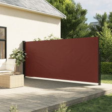 vidaXL barna behúzható oldalsó napellenző 160 x 500 cm kerti bútor