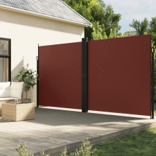 vidaXL barna behúzható oldalsó napellenző 220 x 600 cm kerti bútor