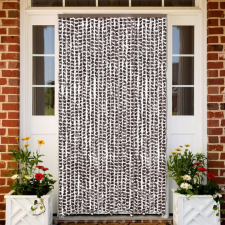 vidaXL barna és fehér zsenília rovarfüggöny 118x220 cm szúnyogháló