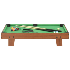 vidaXL barna és zöld mini biliárdasztal 92 x 52 x 19 cm (91947) videójáték