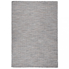 vidaXL barna-fekete lapos szövésű kültéri szőnyeg 160 x 230 cm lakástextília
