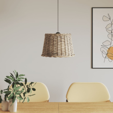 vidaXL barna fonott mennyezeti lámpaernyő Ø40 x 26 cm világítás