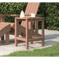 vidaXL barna HDPE kerti Adirondack asztal 38 x 38 x 46 cm kerti bútor