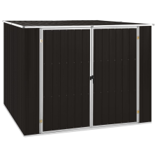 vidaXL barna horganyzott acél kerti fészer 195 x 198 x 159 cm kerti tárolás