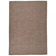 vidaXL barna lapos szövésű kültéri szőnyeg 160 x 230 cm lakástextília