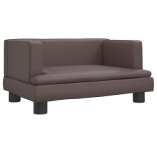vidaXL barna műbőr kutyaágy 60 x 40 x 30 cm (171915) szállítóbox, fekhely kutyáknak