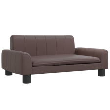 vidaXL barna műbőr kutyaágy 70 x 45 x 30 cm (171865) szállítóbox, fekhely kutyáknak