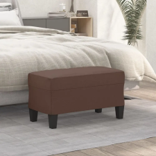 vidaXL barna műbőr pad 70 x 35 x 41 cm bútor