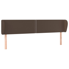 vidaXL barna műbőr szárnyas fejtámla 183x23x78/88 cm (3117109) ágy és ágykellék