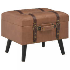 vidaXL barna műbőr tárolóülőke 40 cm bútor