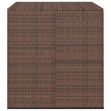 vidaXL barna polyrattan kerti párnatartó doboz 100 x 97,5 x 104 cm (317227) kerti tárolás