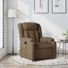 vidaXL barna szövet dönthető masszázsfotel masszázsfotel