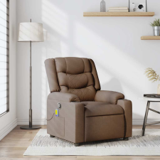 vidaXL barna szövet dönthető masszázsfotel masszázsfotel