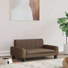 vidaXL barna szövet kutyaágy 70 x 45 x 30 cm szállítóbox, fekhely kutyáknak