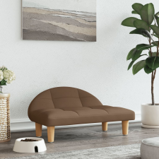 vidaXL Barna szövet kutyaágy 70 x 52 x 30 cm szállítóbox, fekhely kutyáknak