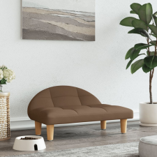 vidaXL barna szövet kutyaágy 70 x 52 x 30 cm szállítóbox, fekhely kutyáknak