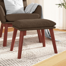 vidaXL barna szövet lábzsámoly 45 x 29,5 x 39 cm bútor