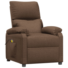 vidaXL barna szövet masszázsfotel (322458) masszázsfotel
