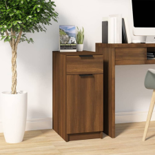 vidaXL barna tölgy szerelt fa íróasztalszekrény 33,5x50x75 cm íróasztal