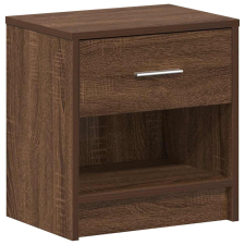vidaXL barna tölgy színű éjjeliszekrény fiókkal 39x28x41 cm (858761) bútor