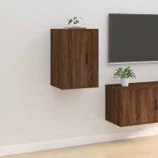 vidaXL barna tölgy színű fali TV-szekrény 40x34,5x60 cm bútor