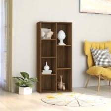 vidaXL barna tölgy színű könyvszekrény 50 x 25 x 106 cm bútor