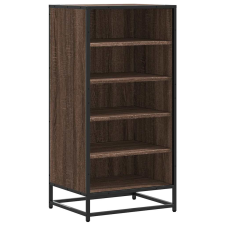 vidaXL barna tölgy színű szerelt fa cipőtartó 48x38x97,5 cm (849208) bútor