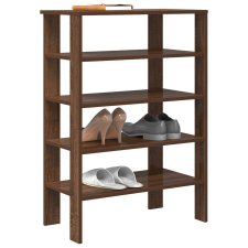 vidaXL barna tölgy színű szerelt fa cipőtartó 61x32x87,5 cm bútor