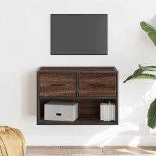vidaXL barna tölgy színű szerelt fa és fém TV-szekrény 60x31x39,5 cm bútor