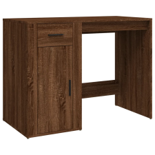 vidaXL barna tölgy színű szerelt fa íróasztal 100x49x75 cm (816791) bútor