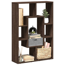 vidaXL barna tölgy színű szerelt fa könyvespolc 63 x 20 x 90 cm bútor