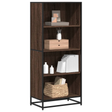 vidaXL barna tölgy színű szerelt fa könyvszekrény 60 x 35 x 139 cm bútor