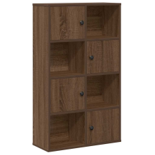 vidaXL barna tölgy színű szerelt fa könyvszekrény 60x24x101,5 cm (860397) bútor