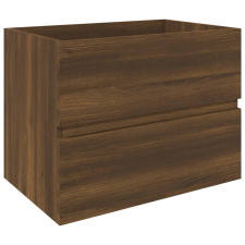 vidaXL barna tölgy színű szerelt fa mosdószekrény 60x38,5x45 cm (815650) fürdőszoba bútor