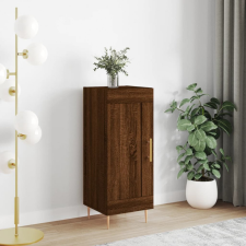 vidaXL barna tölgy színű szerelt fa tálalószekrény 34,5 x 34 x 90 cm bútor