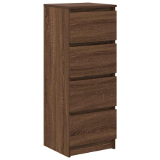 vidaXL barna tölgy színű szerelt fa tálalószekrény 37,5x35x99 cm (861703) bútor
