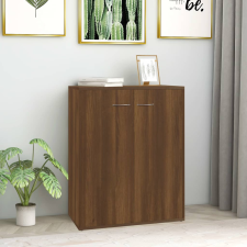 vidaXL barna tölgy színű szerelt fa tálalószekrény 60 x 30 x 75 cm bútor